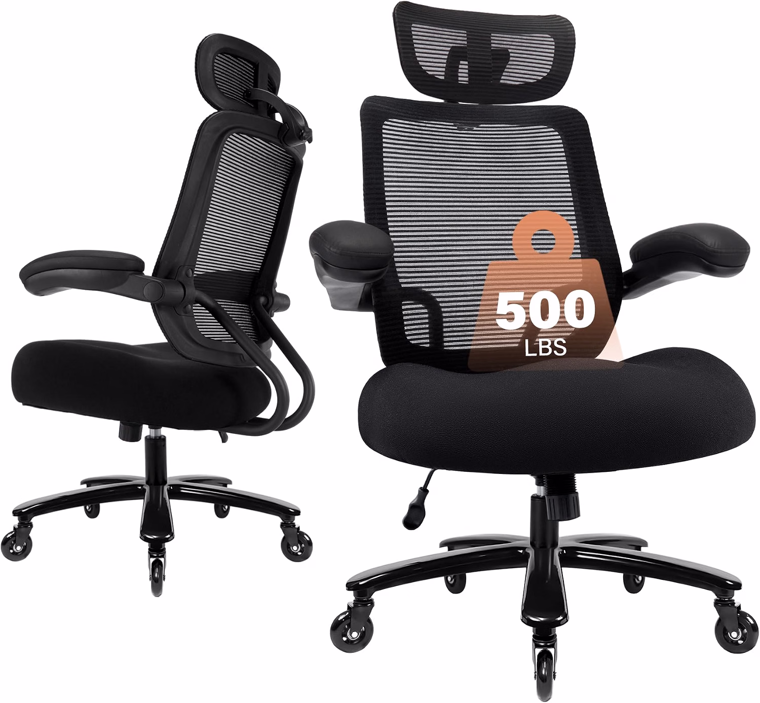 Big and Tall Office Chair with 500 LBS