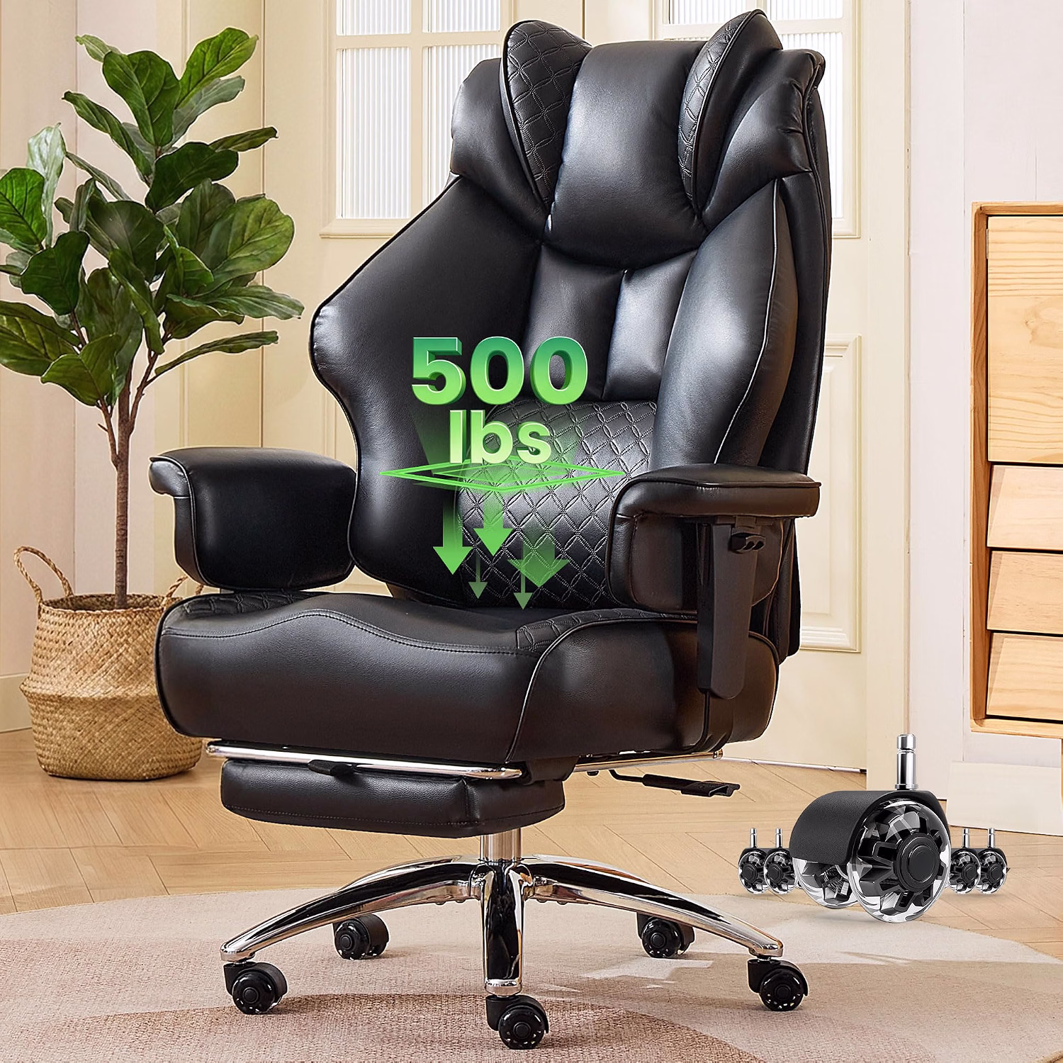 CIOMAN 500lbs Big and Tall Office Chair