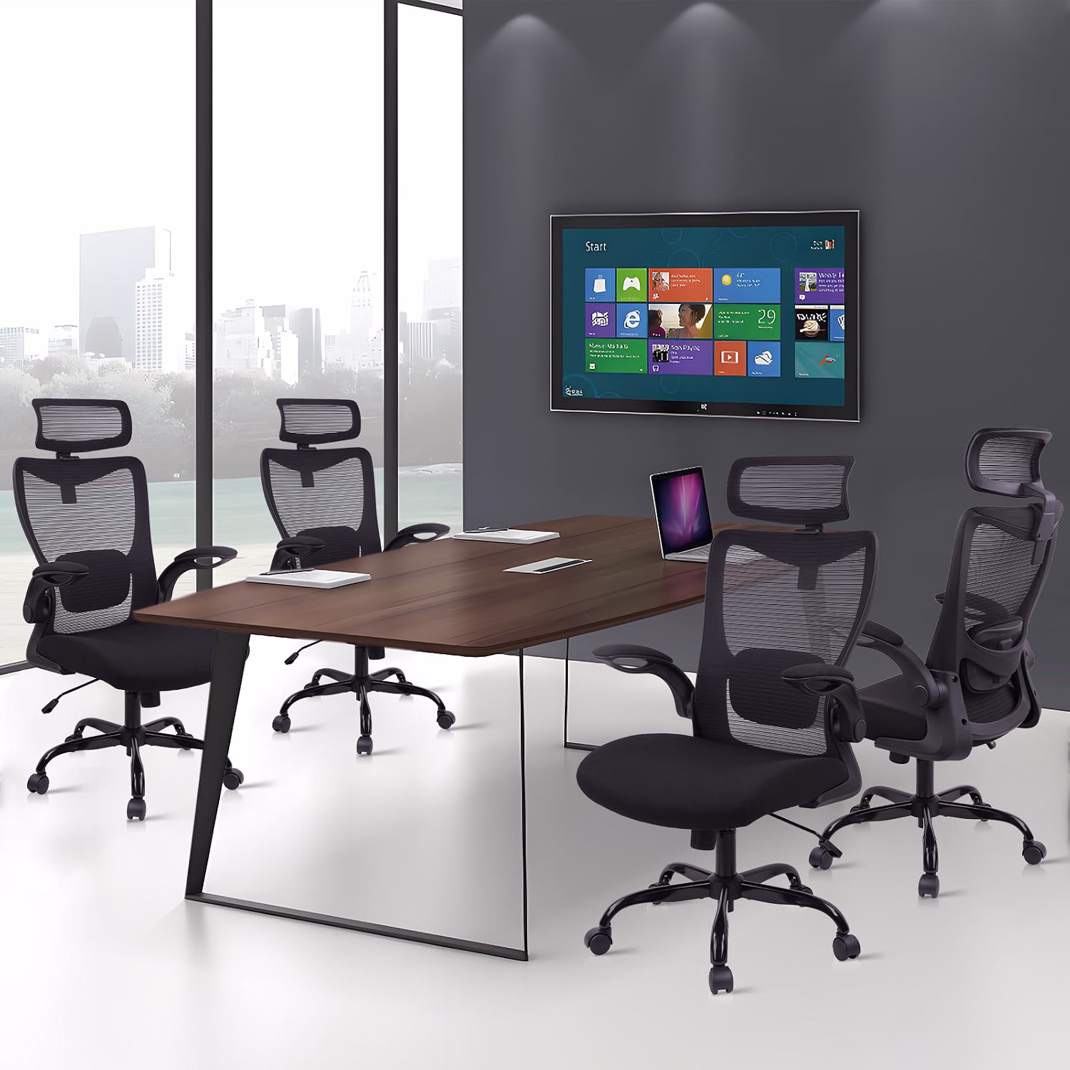CLATINA Heavy Duty Ergonomic Mesh Office Chair 400LBS