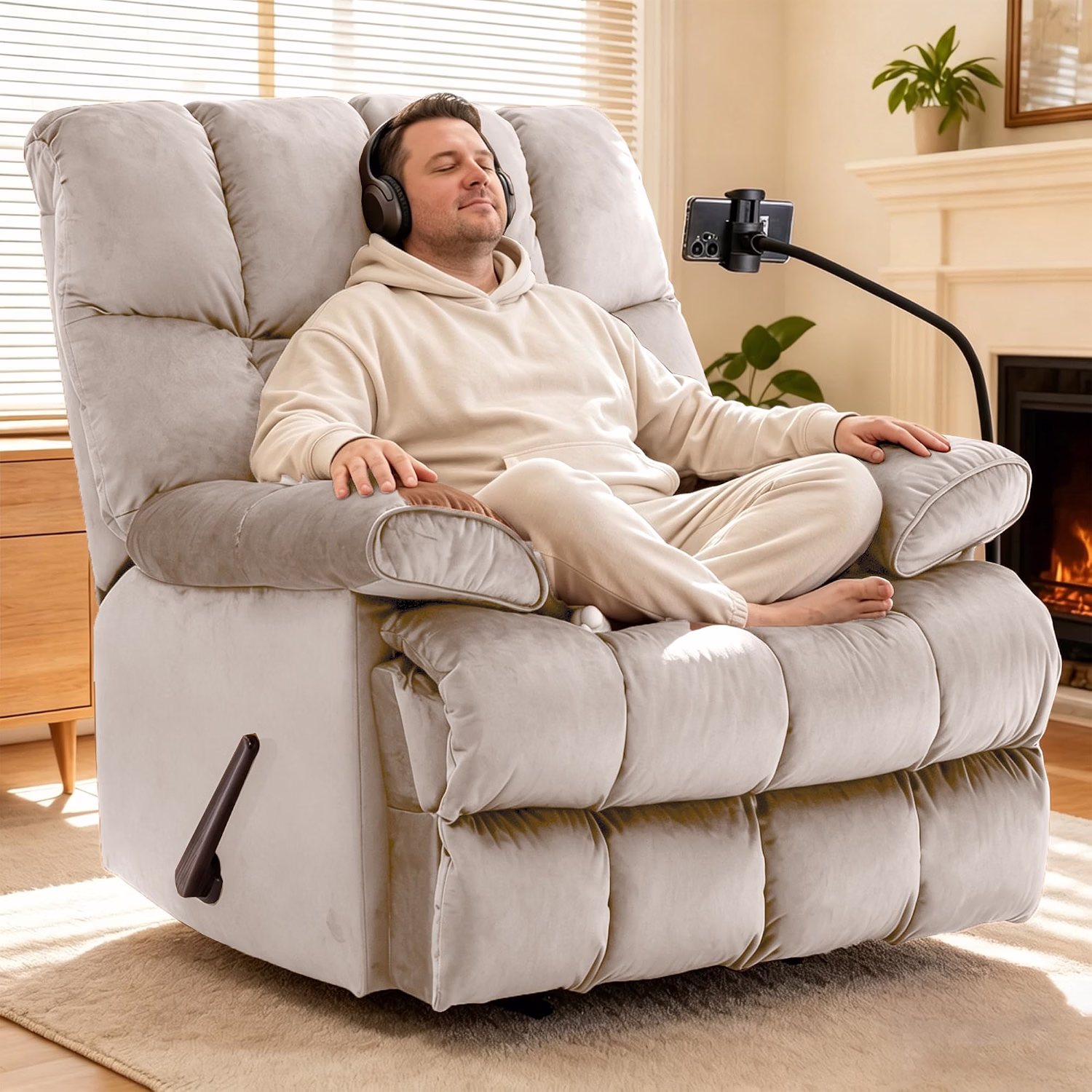 Euthymia Oversized Recliner Chair for Big Mans Recliners