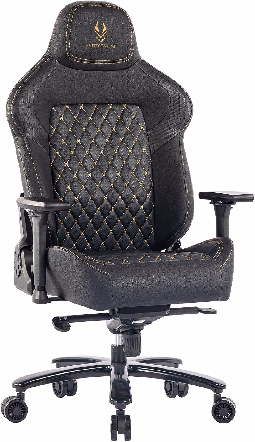 Fantasylab Big and Tall Gaming Chair with Footrest