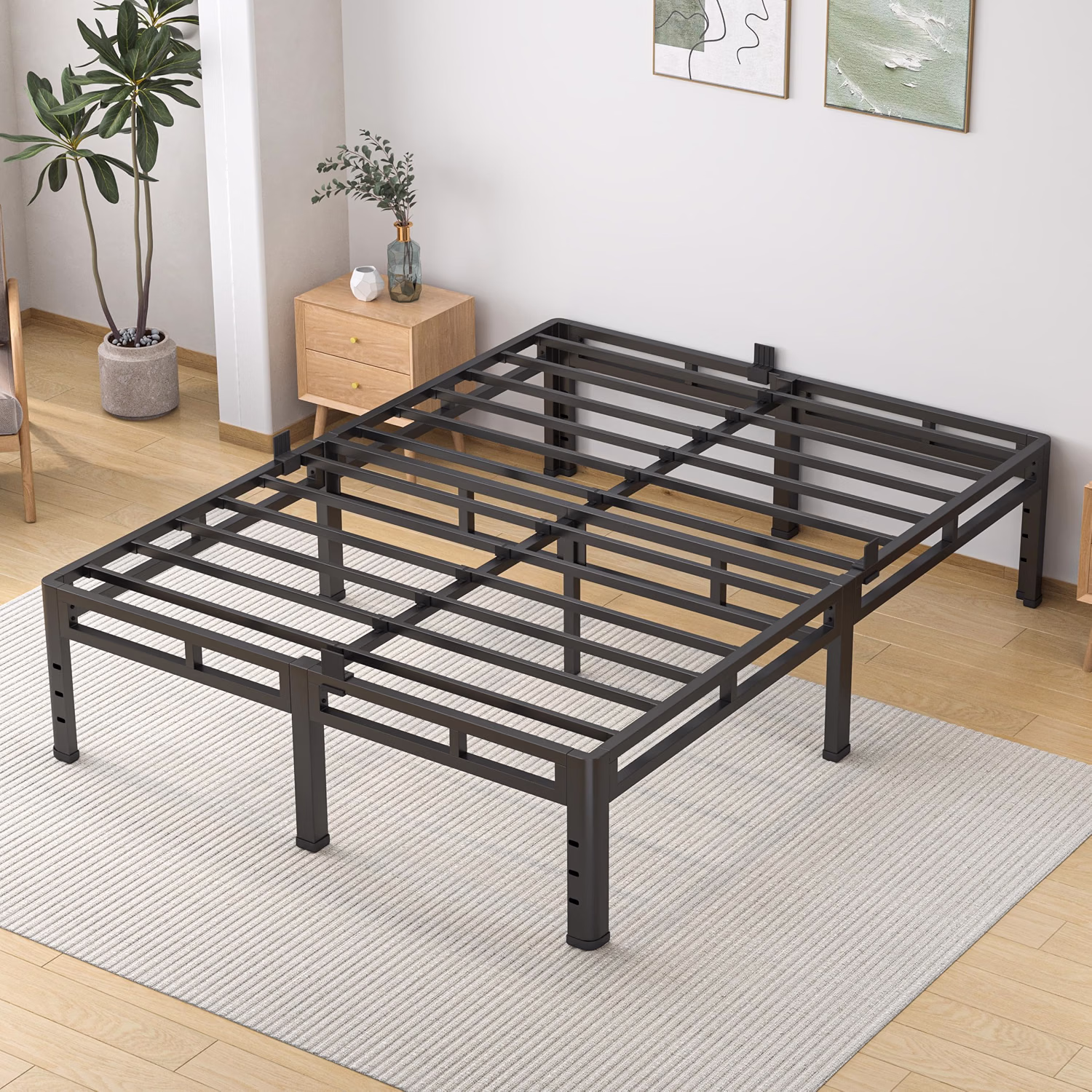 Heavy-Duty California King Bed Frame
