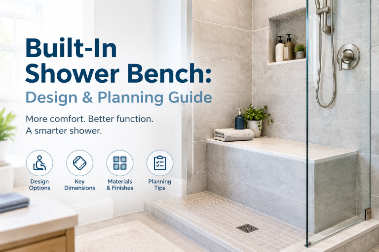 Built-In Shower Bench Design & Planning Guide