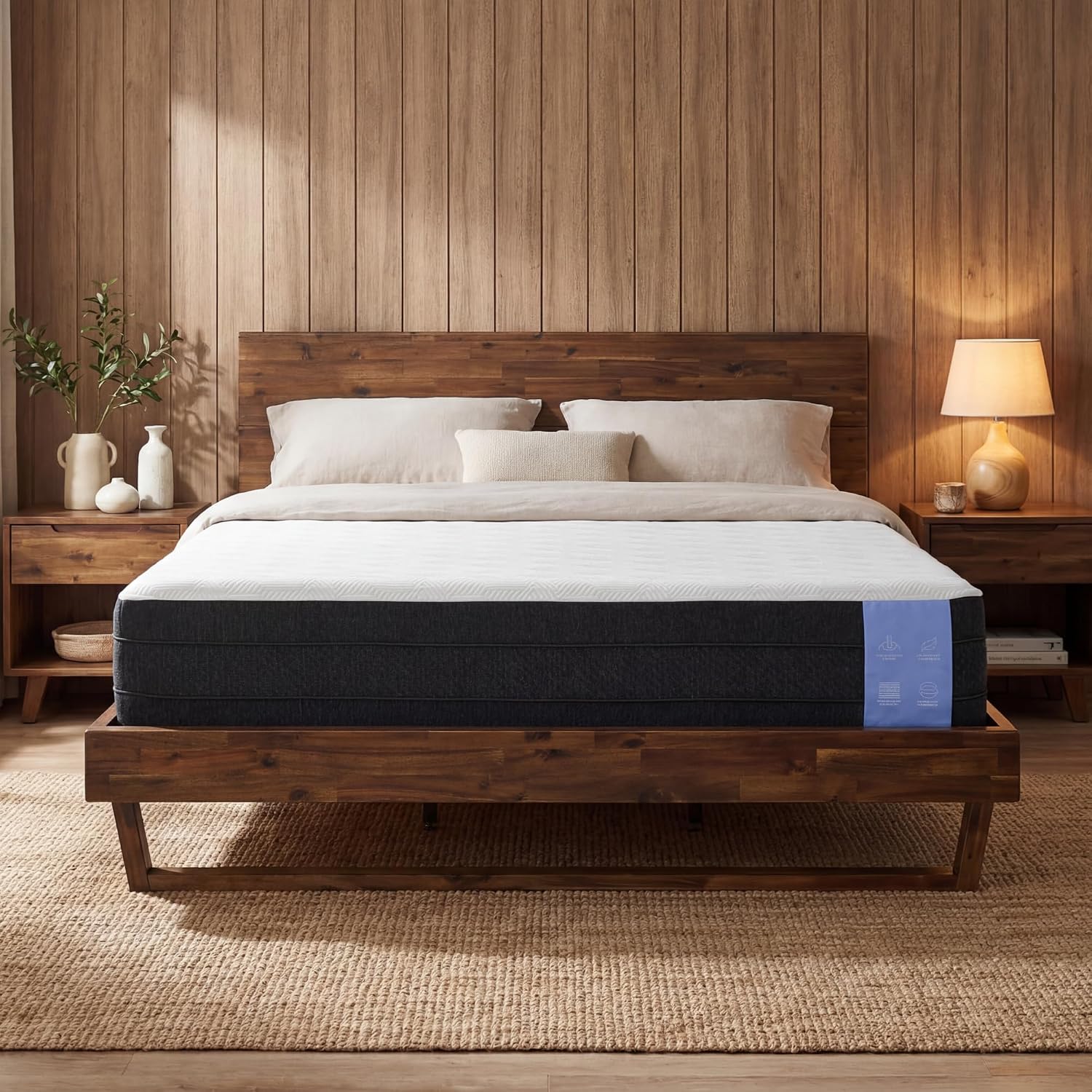 FLEXISPOT Hako G3 Queen Solid Acacia Wood Be
