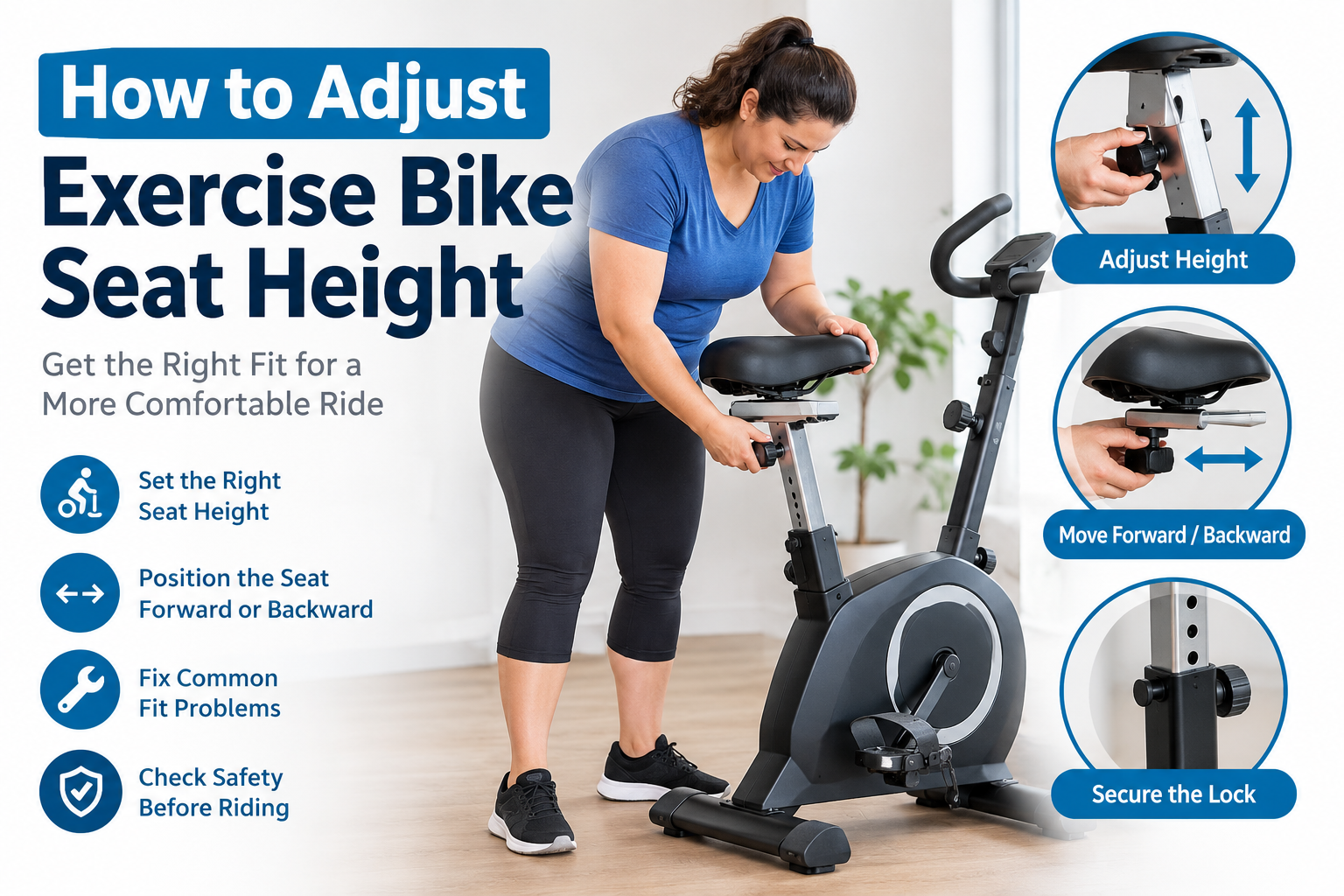 How to Adjust Exercise Bike Seat Height