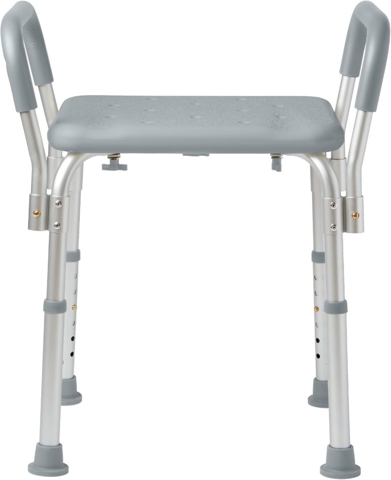 Medline Backless Shower Chair with Arms - 350 lb