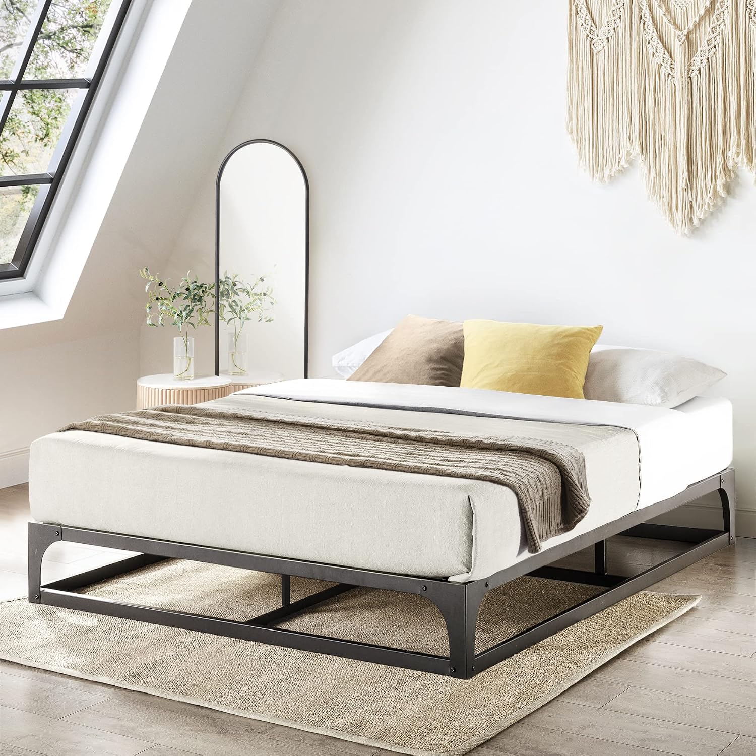 Mellow 9 Inch Metal Platform Bed Frame