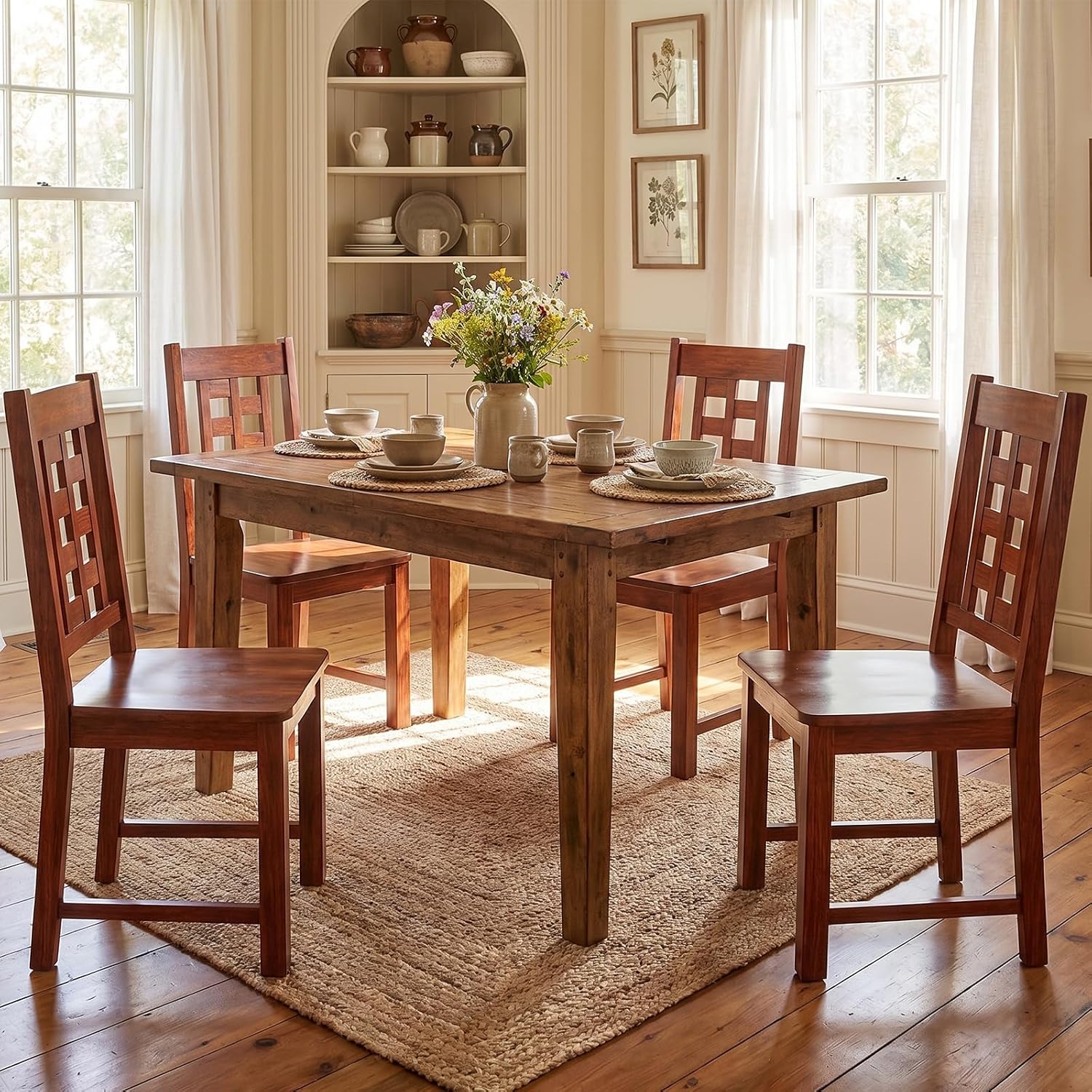 POWERSTONE Wood Dining Chairs