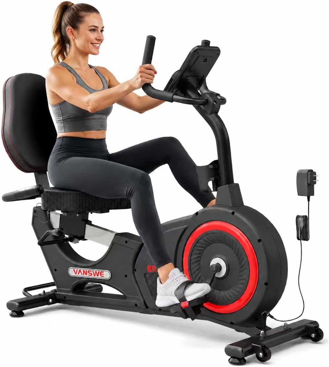 VANSWE Recumbent Exercise Bike for Home Seniors