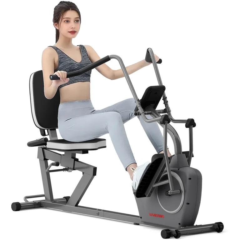 Vanswe RB408 Recumbent Exercise Bike with Arm Exerciser